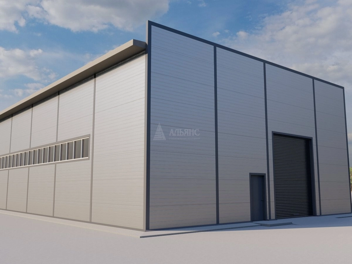 3D визуализация СТО из сэндвич-панелей - фото 4