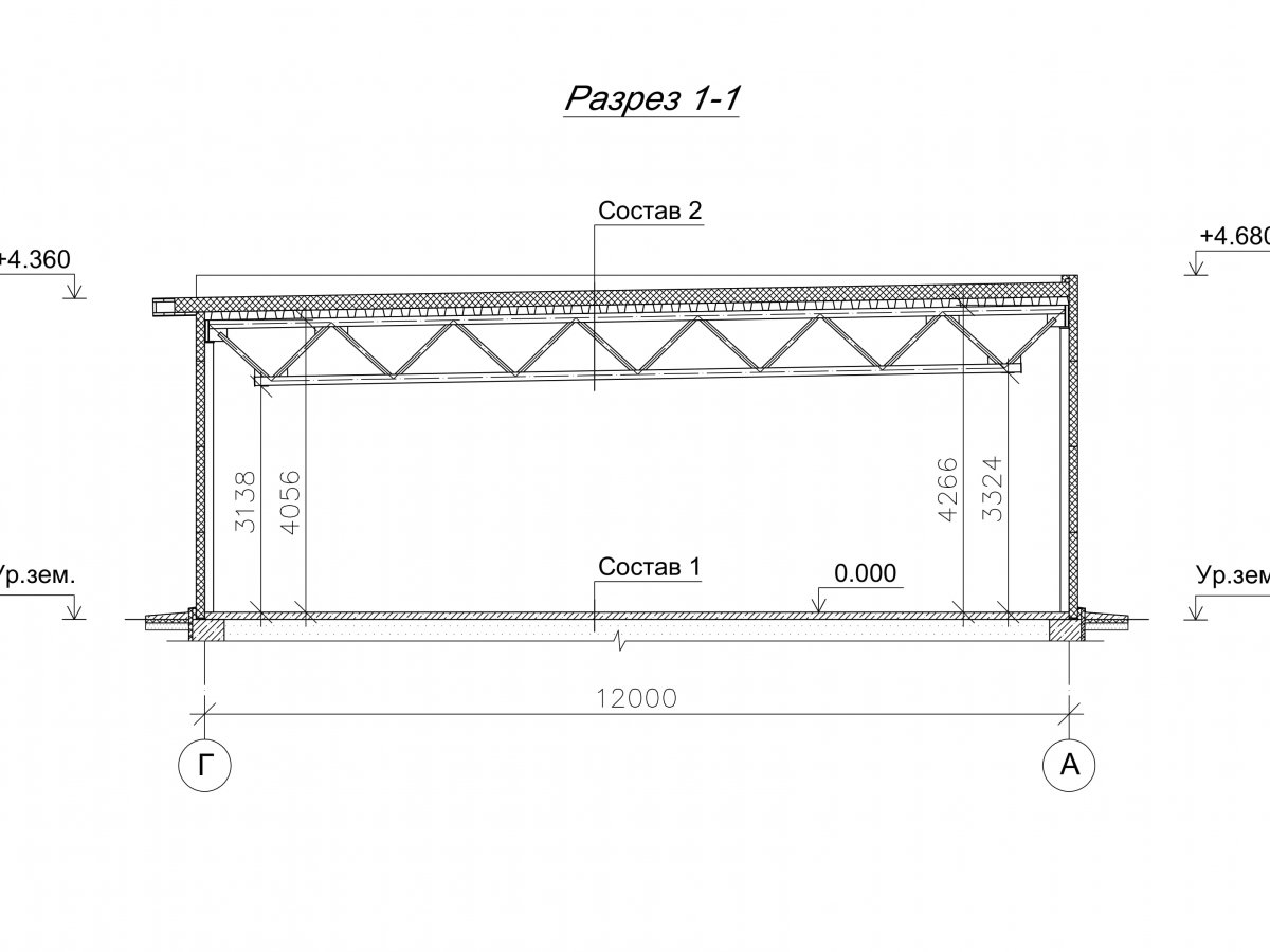 Планировка Магазин из сэндвич-панелей -  фото 3