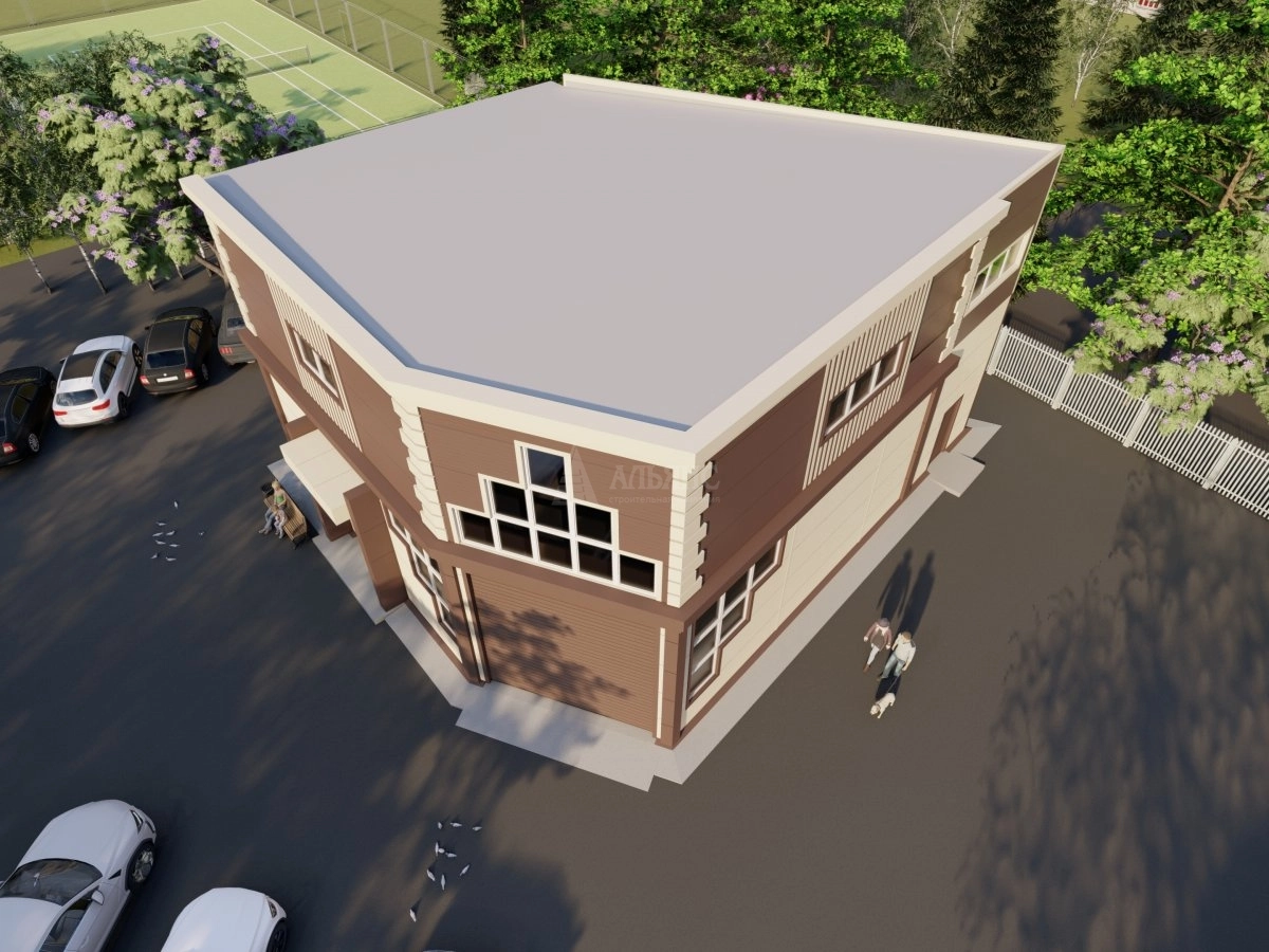 3D визуализация Склад-ангар из сэндвич-панелей - фото 5