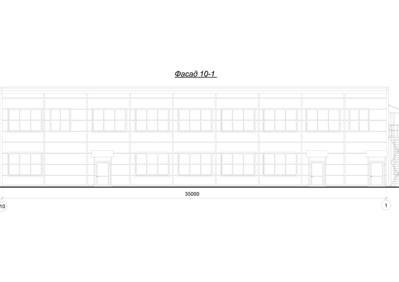 Планировка Здание АБК из сэндвич-панелей -  фото 5