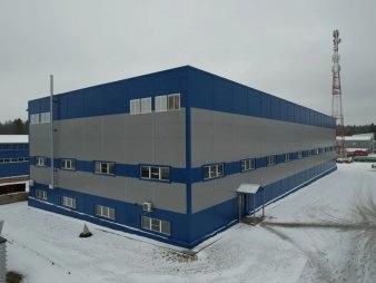Производственный цех из сэндвич панелей