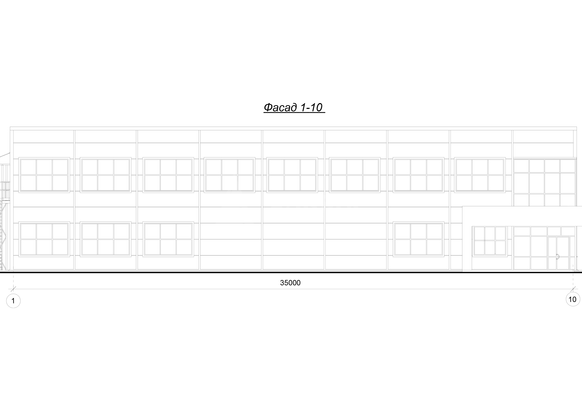 Планировка Здание АБК из сэндвич-панелей -  фото 4