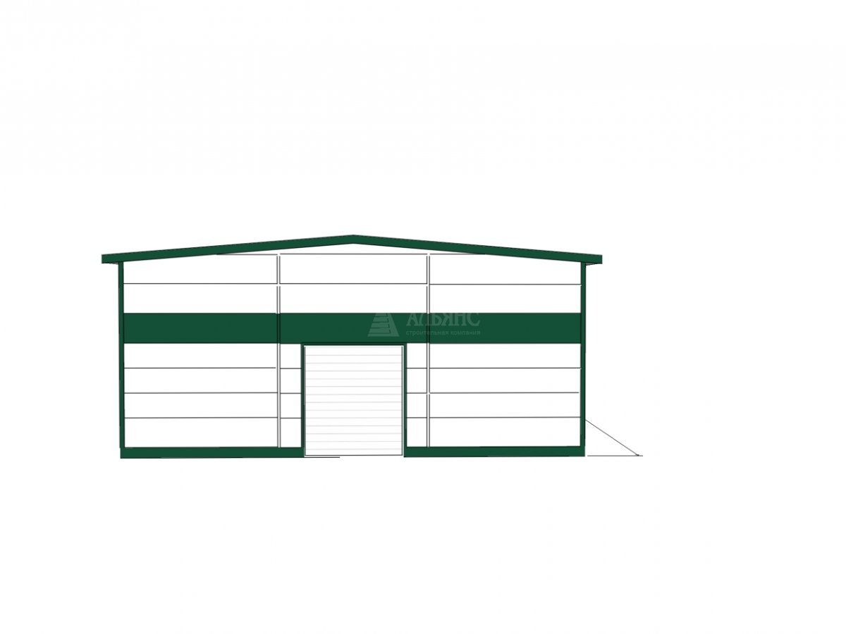 3D визуализация СТО из сэндвич-панелей - фото 12