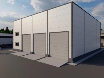 СТО с АБК из сэндвич-панелей